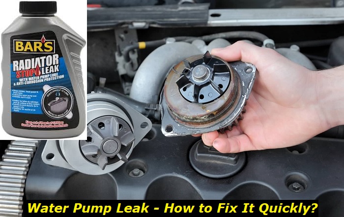 water pump leak quick fix